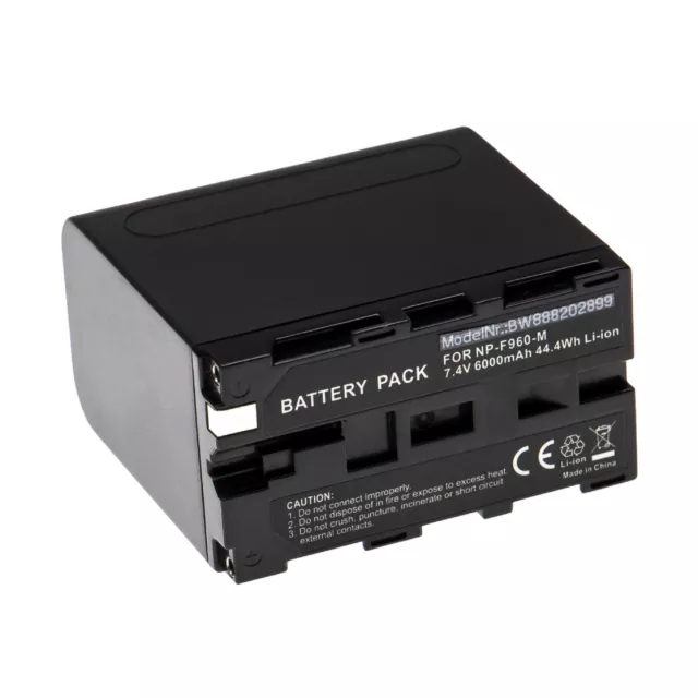 Akku 6Ah mit Micro USB für SONY CCD-TR425E , CCD-TR427 , CCD-TR427E , CCD-TR511E