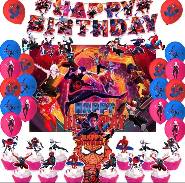 Spiderman Across The Spider Verse Party Decoration