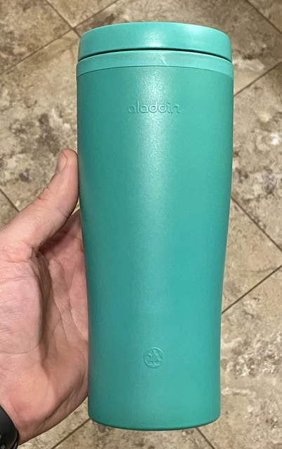 Aladdin Insulated eCycle Travel Coffee Mug Cup Tumbler 16 oz. Seafoam Green