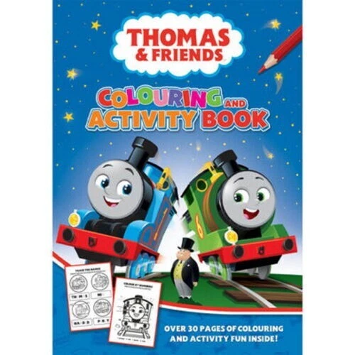 THOMAS & FRIENDS Colouring & Activity Book / 12 Picture Copy & Colour