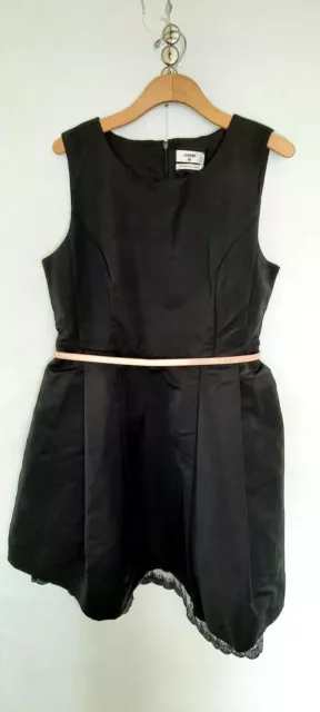 Target Jason Wu Dress L Black A-Line 20th Anniversary Belted Sleeveless Cocktail
