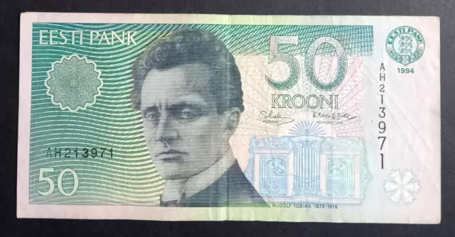 Estonia 50 Krooni 1994 banknote