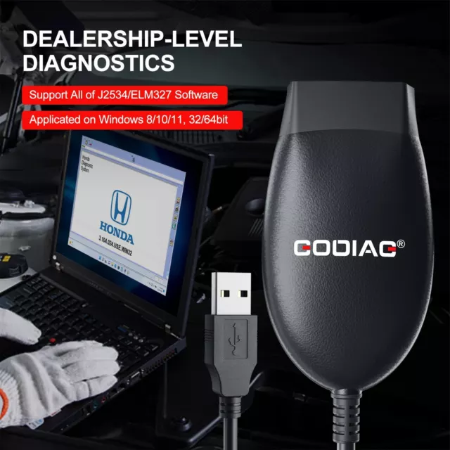 GODIAG GD101 Diagnostic Cable For J2534 Passthru&ELM327 Diagnose J1979 Vehicles