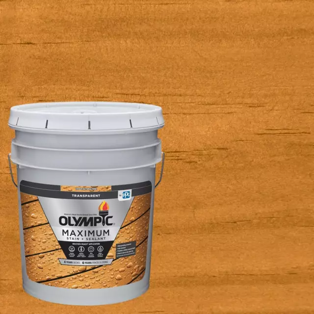 Maximum 5 Gal. Cedar Exterior Stain and Sealer in One Low VOC