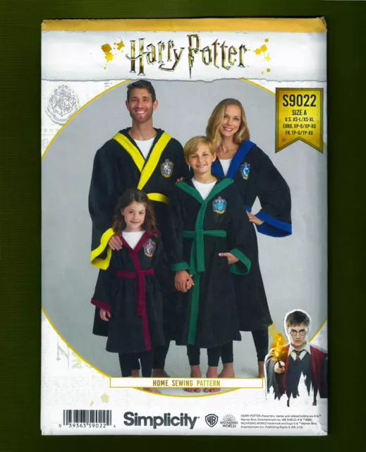 HARRY POTTER ROBES Sewing PatternChild_Teen_Adult SizesCostume
