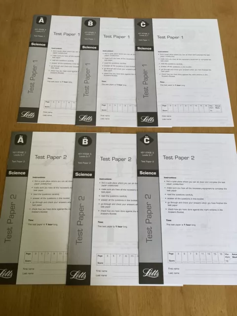 KS3 Science National Tests SATS Practice Papers Levels 5-7 2
