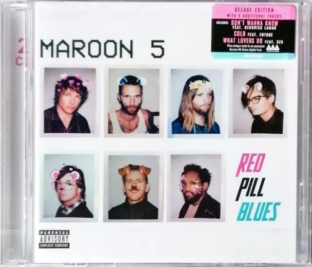 Maroon 5 Red Pill Blues 2 Cd Deluxe Edition  Sealed Sigillato