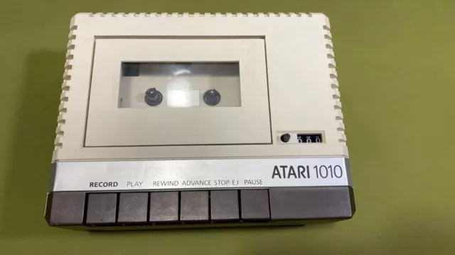 Reproductor de cintas de casete de programa Vintage Atari 1010