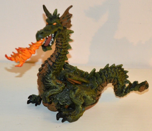 FIGURINE DRAGON CRACHEUR de feu vintage 1999 PAPO EUR 12,99 - PicClick FR