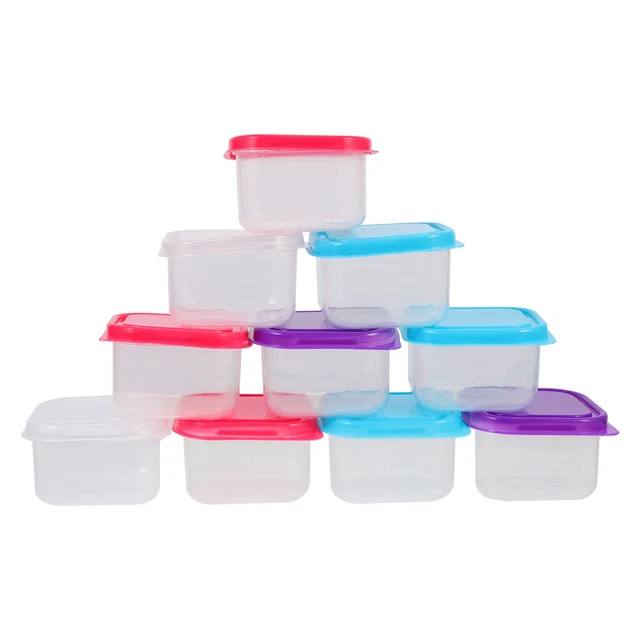 12 Pcs Salad Containers Crisper Veggie Containers Refrigerator Box