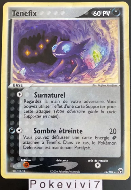 Carte Pokemon TENEFIX 10/100 Holo Bloc EX Tempête de Sable FR