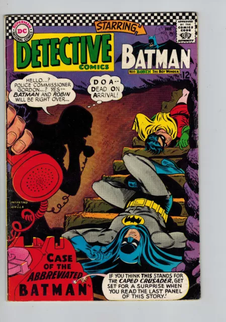 Detective Comics (1937) #  360 (4.5-VG+) (2025463) Stains on back cover 1967