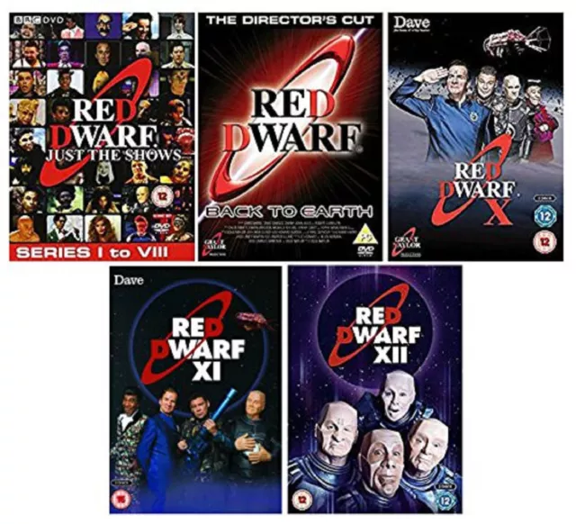 RED DWARF COMPLETE SERIES 1-12 DVD Season 1 2 3 4 5 6 7 8 9 10 11 12 UK Release