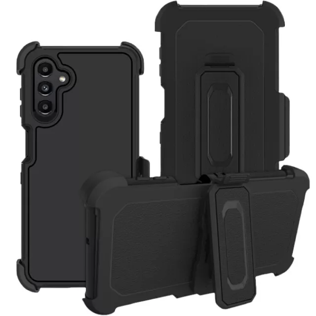 Rugged Defender Case + Holster Belt Clip Combo Heavy Duty Shockproof Phone Cover