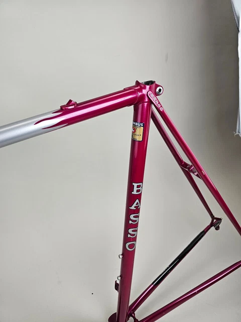 Cadre Vélo Basso GAP En Columbus SL - Taille 54 Cm - Vintage 1982 - Jaune