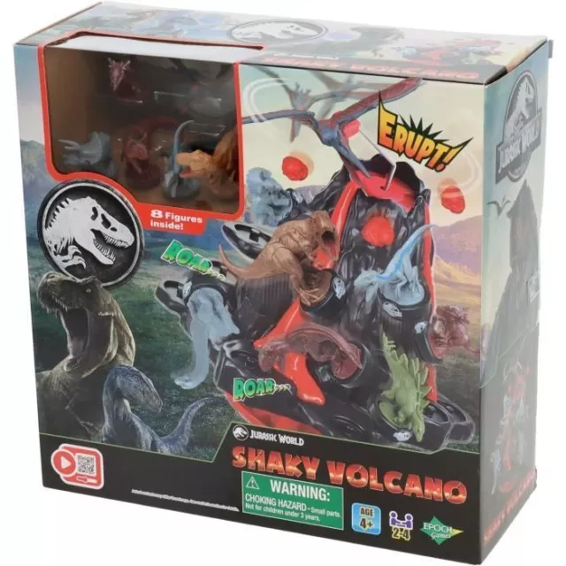 JEU DE SOCIETE - EPOCH GAMES - Jurassic World Shaky Volcano - Volcan en ...