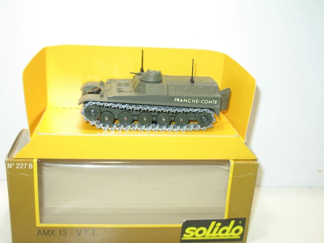 Solido Militaire Armée 1/50 - Char Tank AMX 13 VTT
