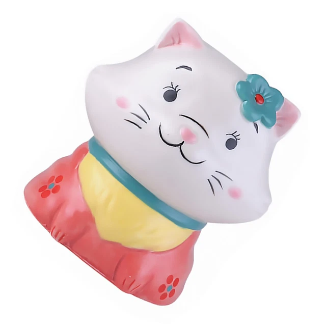 Porte-baguettes En Céramique Forme Chat - Lot De 6 - Reste De Table, Décoration Cuisine - Cadeau Mignon