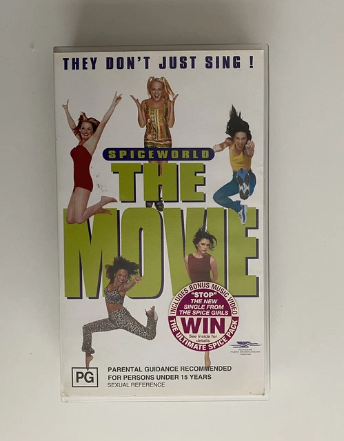 SPICE WORLD - The Movie [VHS] Polygram Video Tape Spice Girls ...