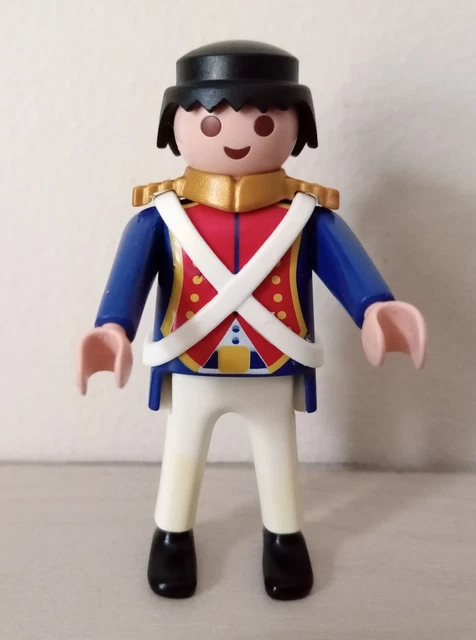 Playmobil 11 soldats français napoléoniens guerre britannique vestes