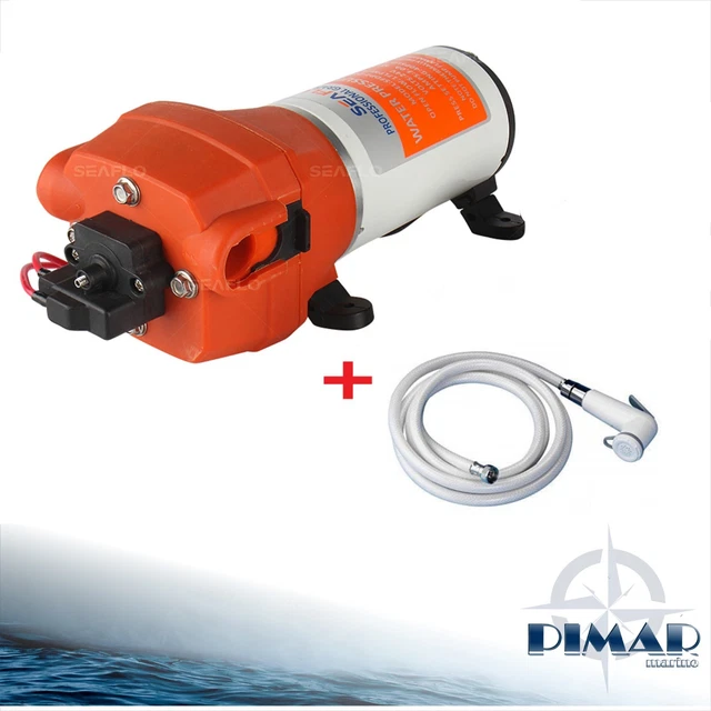 Pompa Acqua 12V Pompa Acqua Automatica 12V Ad Alta Pressione 130PSI A Diaframma - Autoadescante Per Camper Pompa 12v - Foto 2