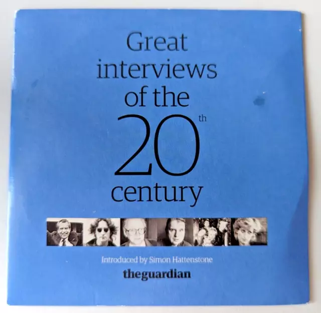 Great Interviews of the 20th Century Guardian Promo CD