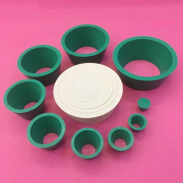 9 Count Buchner Funnel Flask Adapter Set,Filter Adapter Cones Set,Tapered Col...