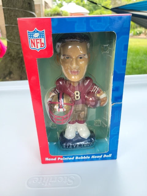 Steve Young 49ers NFL Football Hand-painted Bobblehead QB Club Bobble Dobbles