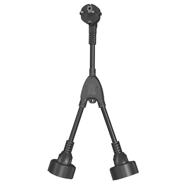 Accesorios de cable de extensión duradero con cable flexible enchufe doble