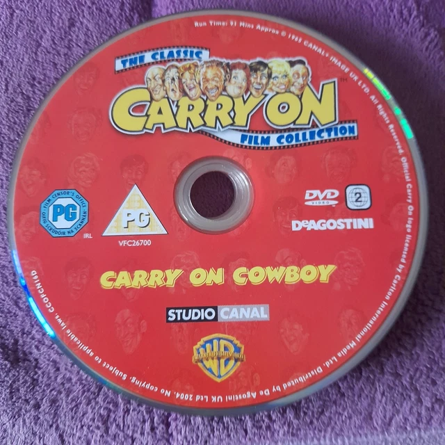 CARRY ON COWBOY DVD Disc Only VGC free postage Jim Dale £1.65 - PicClick UK