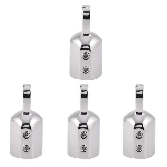 4 Stück 1 Zoll 25mm Bimini Oberrohr Abdeckungs Augen Endkappe, Heavy Duty Boot