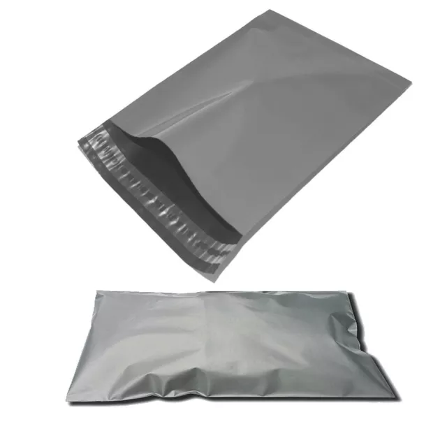 13 x 19" Grey Mailing Bags Strong Parcel Postage Plastic Post Poly Self Seal