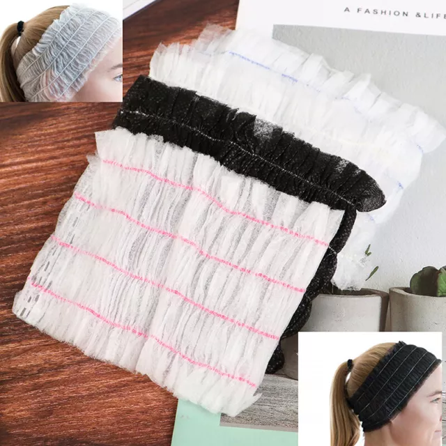 10pcs/Pack Disposable Headband Hotel Spa Elastic Non-Woven Makeup Hair Ba'EL