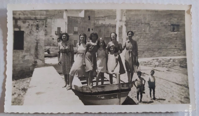 Marettimo - Favignana - Egadi (Trapani) 1939 Scalo Nuovo Splendida Foto Privata