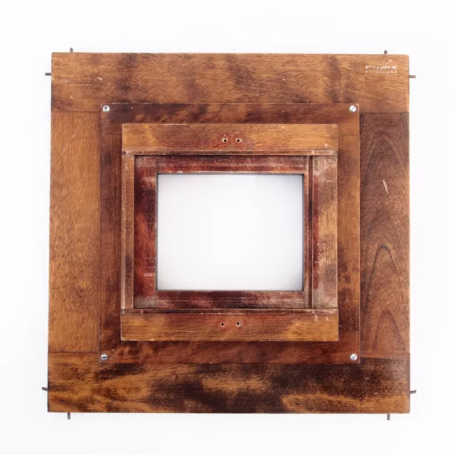 :Burke & James Wooden 8x10 to 4x5 Reducing Film Back (No Ground Glass/Back)