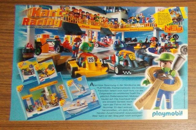 Accessoire Playmobil Sport - Kart Gris Avec Siège Et Pare-chocs Rouge Racing 3012, Occasion