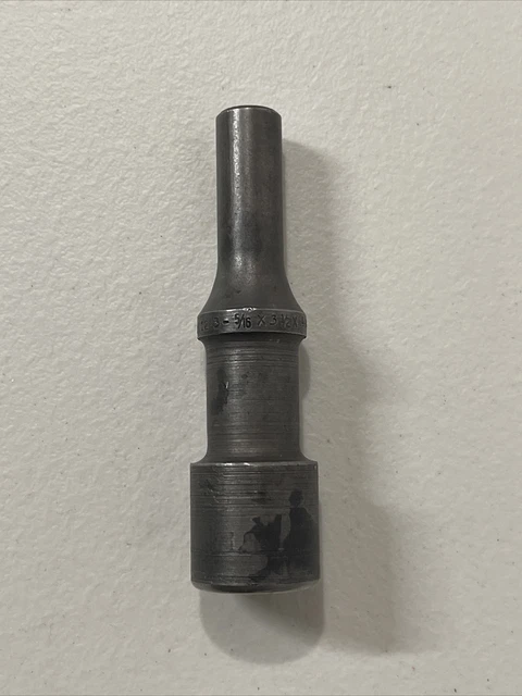 MM112 3-5/16”x3/1/2” HEAD BUCKING RIVET SET for .498 SHANK AIR HAMMER - USA