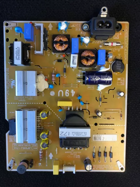 LG 49UJ6300-UA Power Supply Board (LGP49DJ-17U1) EAY64511101