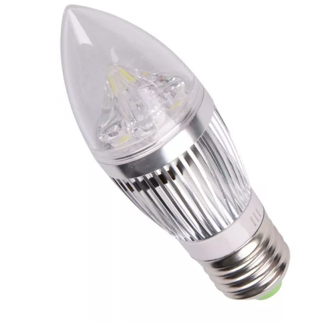 Lampada faretto lampadina candela LED E27 9 Watt 220Vca luce a 5500K 9 W