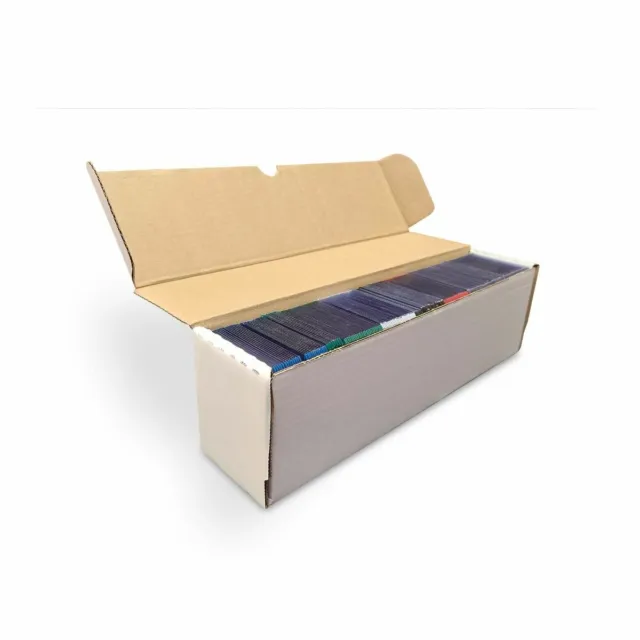 (3 pk) BCW 14 in Toploader Cardboard Storage Box-Sport Trading Card Boxes