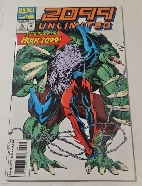 2099 Unlimited #2 - Spider-Man 2099/Hulk 2099 (Marvel Comics, 1993) VF/NM