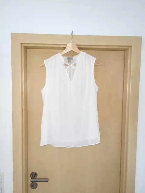 ❣️sehr schöne weiße H&M Bluse, Gr. 34 (warmweiß)❣️