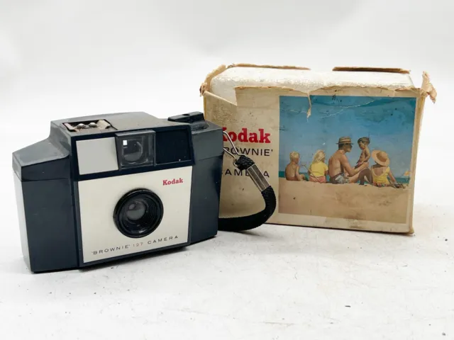Cámara En Caja Kodak 127 De Colección