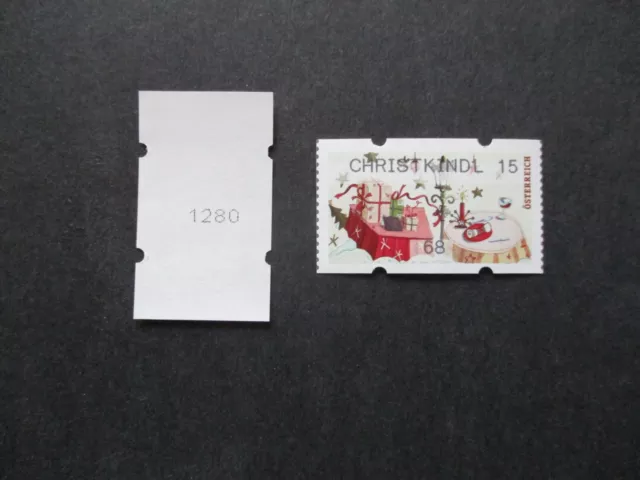 1a) ATM Christkindl 2015 - 68 cent - postfrisch - Zählnummer 1280