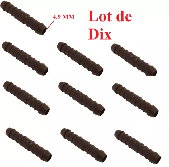 Lot de DIX Connecteurs de Lave Glace  - Universel 4,8 mm