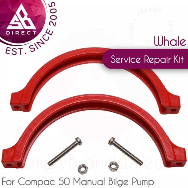 Whale AS0353 Serrage Bague Service Réparation Kit │ Pour Compaq 50 Manuel Cale