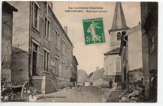 DIEULOUARD - Meurthe et Moselle - CPA 54 - Rue Saint Laurent