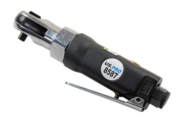 Stubby Air Ratchet Wrench 1/4" 265 RPM 30ft/lb for Sockets US Pro 8587