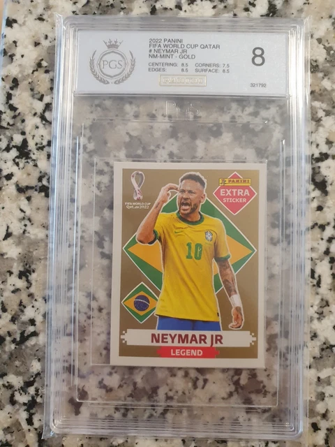 PANINI COUPE DU Monde Qatar 2022 Neymar Jr Autocollant Pas De Set