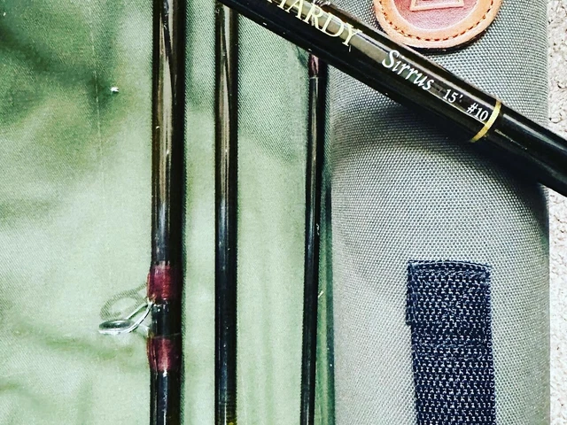 Hardy Sirrus 15ft 4 piece DH Spey Salmon Fly Rod #10 with Bag & Travel Tube
